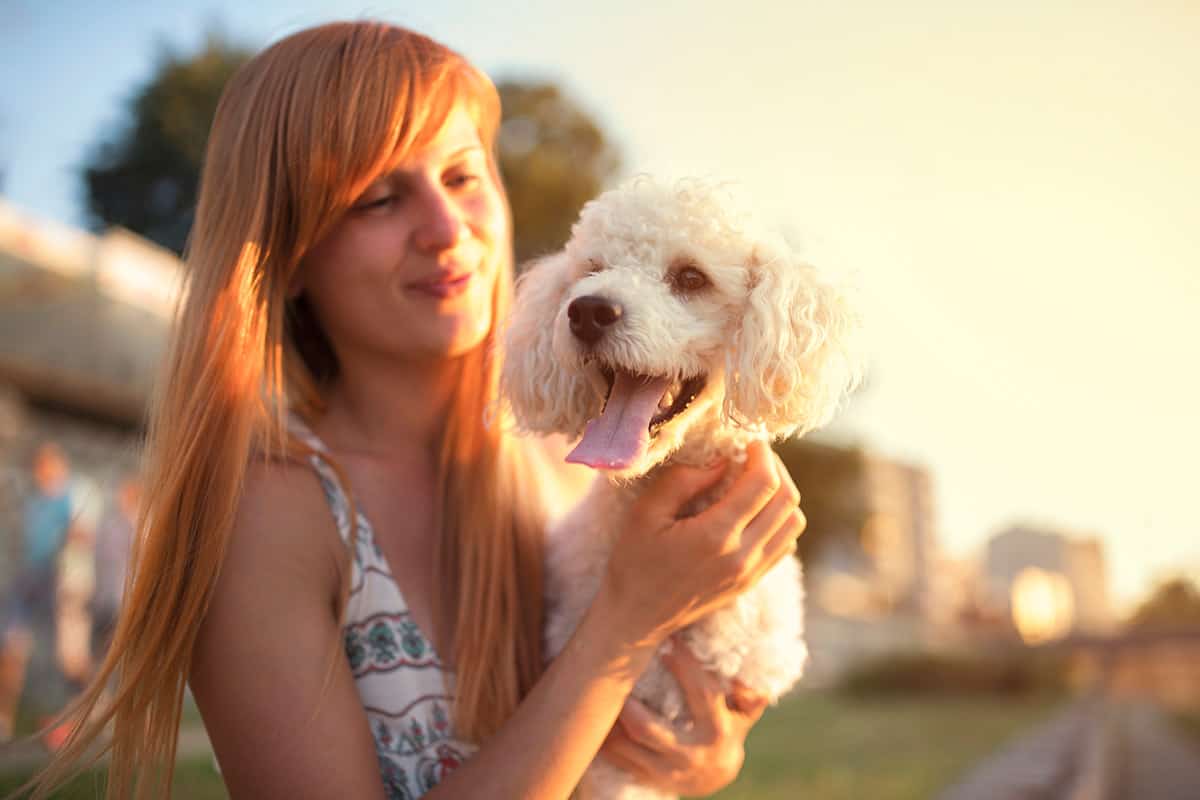 Woman and Dog